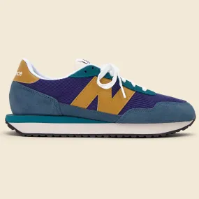 237V1 Sneaker - Mountain Teal/ Gold Moss