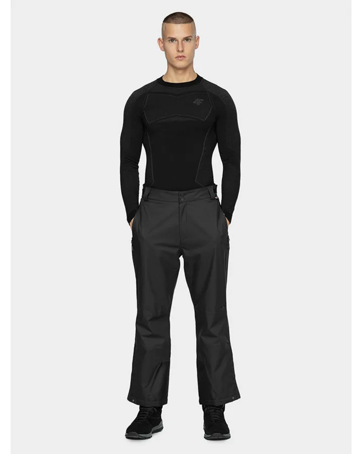 4F Munich Mens Ski Pant - Deep Black - 2022