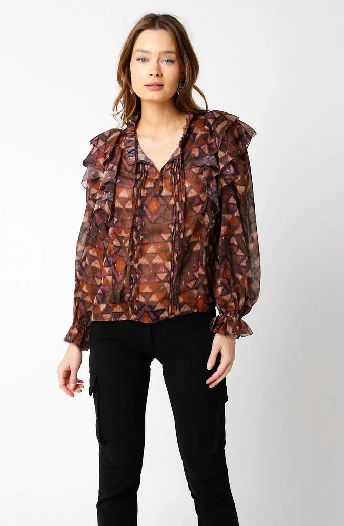 ADALYN RUFFLED BLOUSE