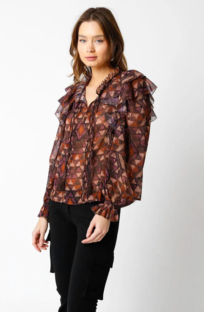 ADALYN RUFFLED BLOUSE