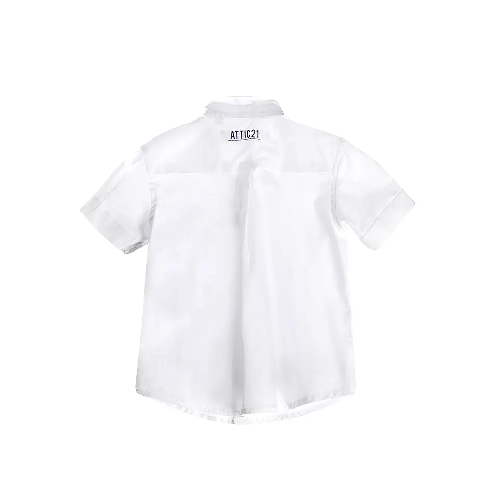 Attic 21 Short Sleeve HSH4212 Dress Shirt - Off White