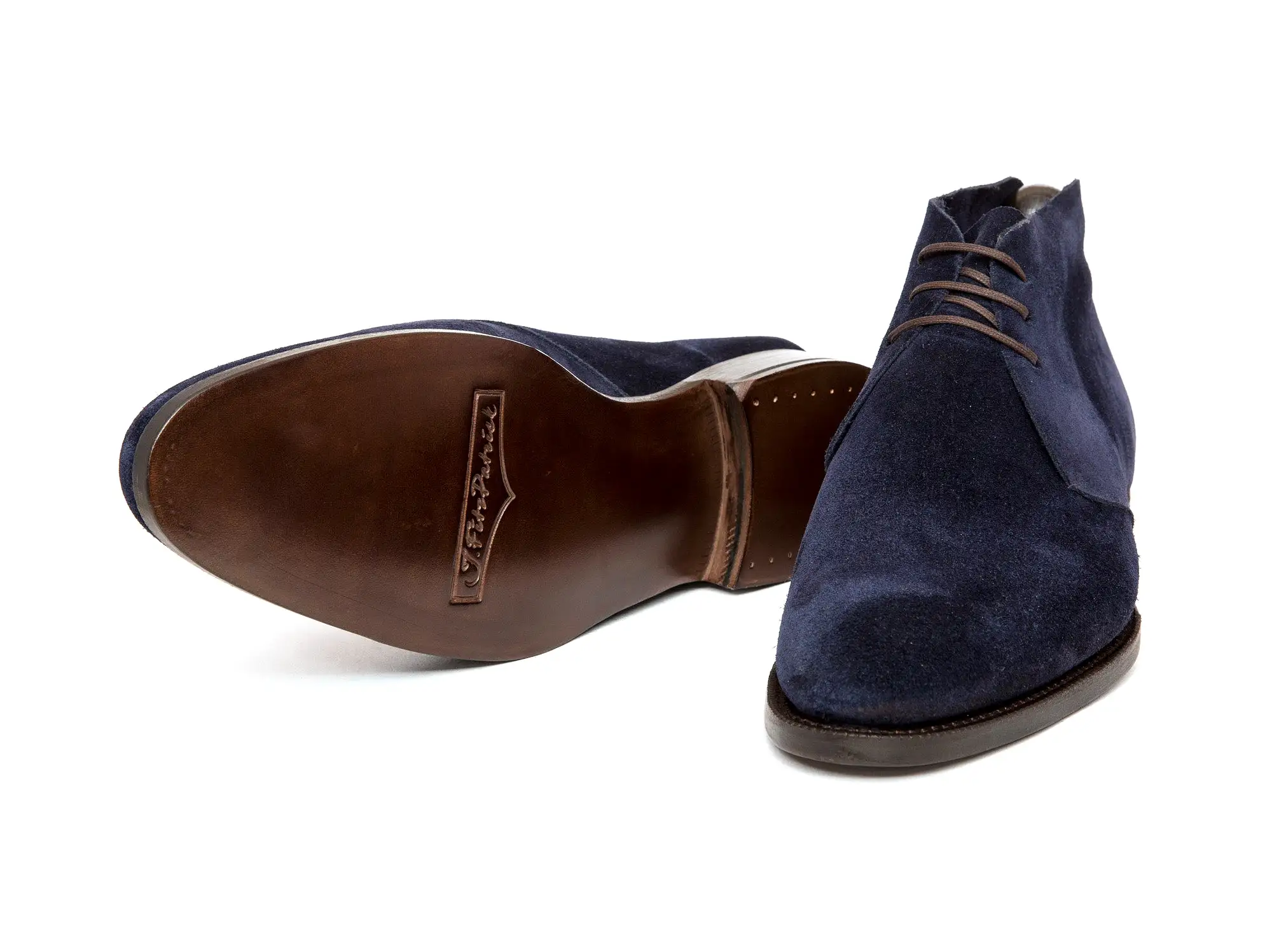 Ballard - MTO - Dark Blue Suede - NGT Last - Single Leather Sole