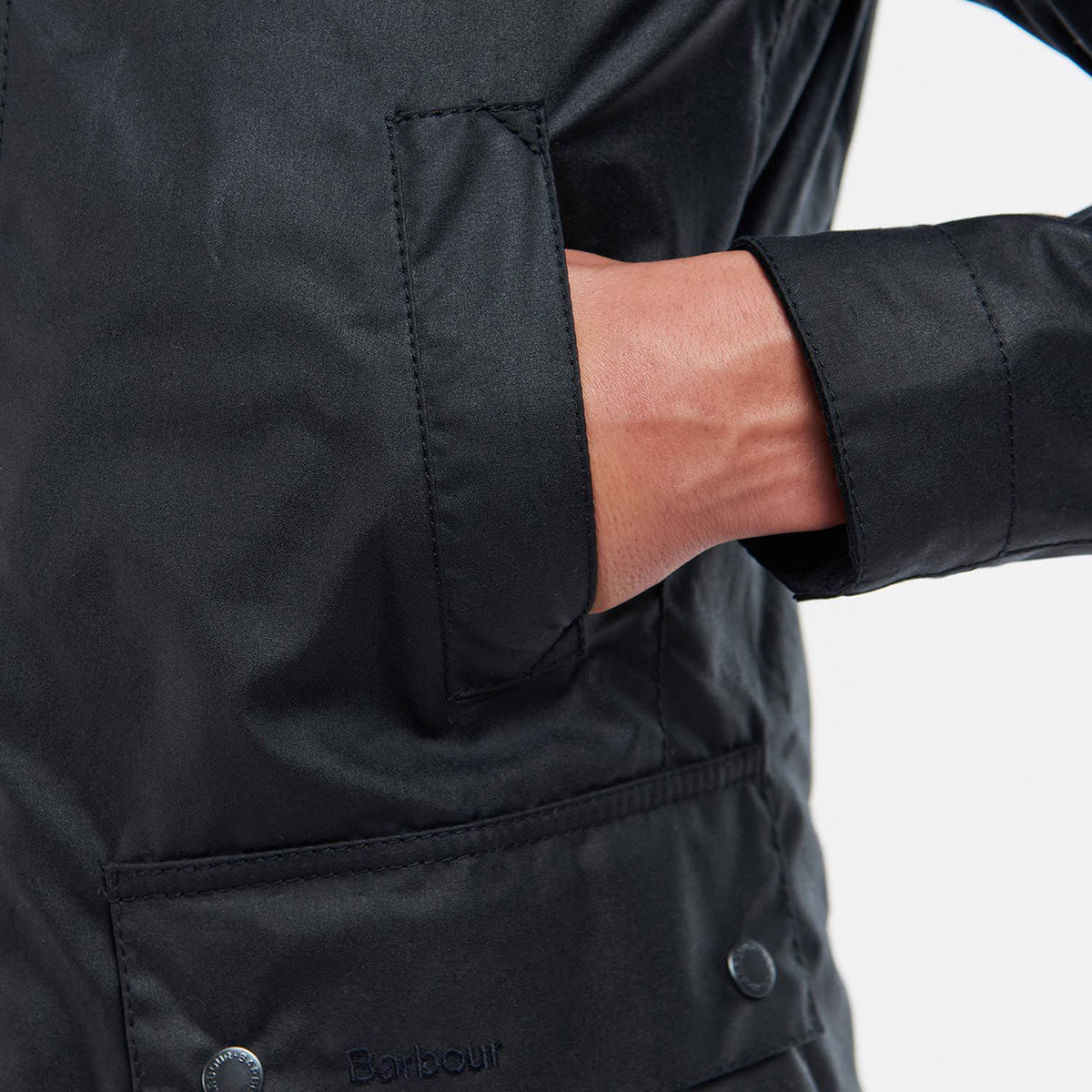 Barbour - Century Wax Jacket in Navy