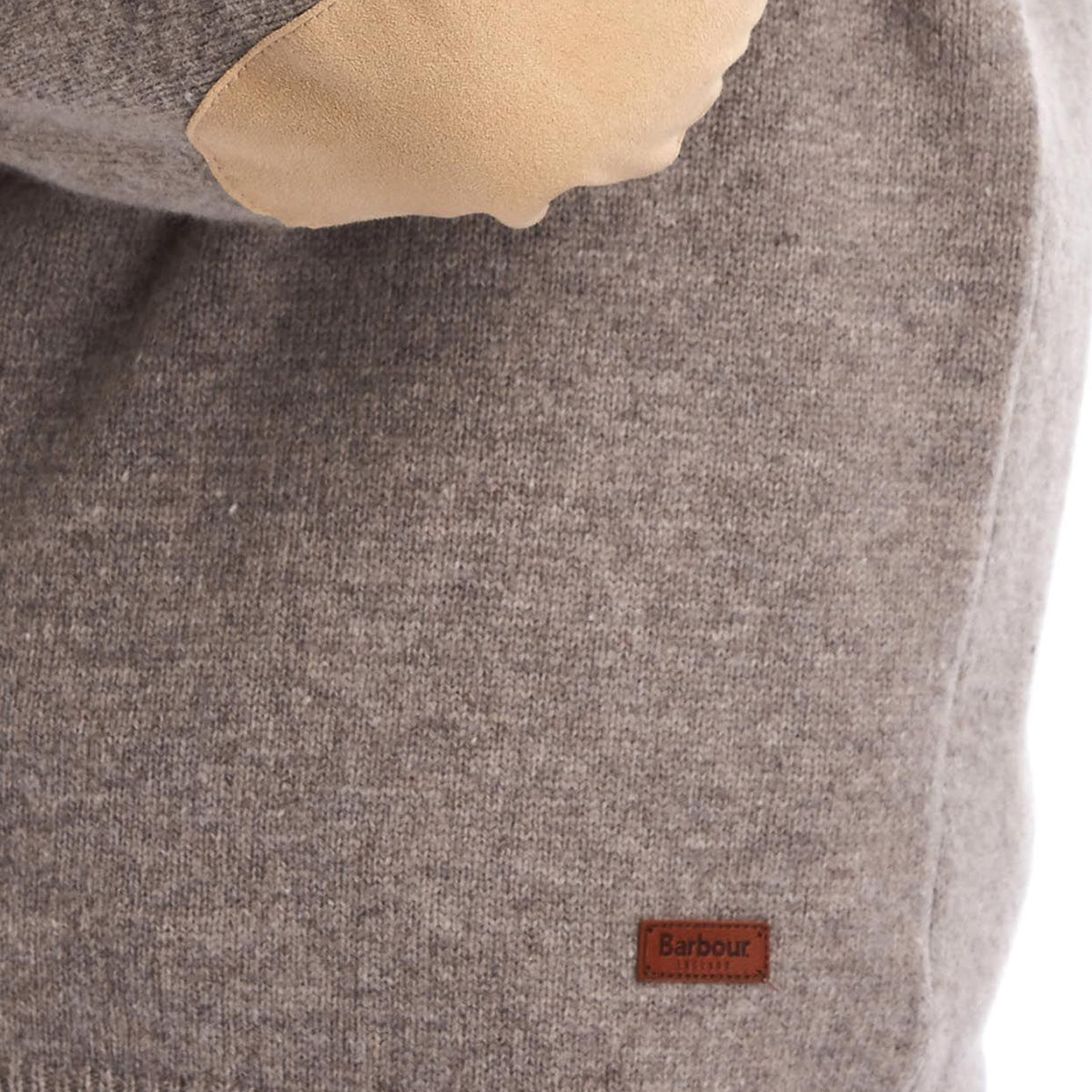 Barbour - Patch Crew Neck Sweater in Stone