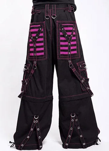 BLACK/PINK ELECTRO PANT