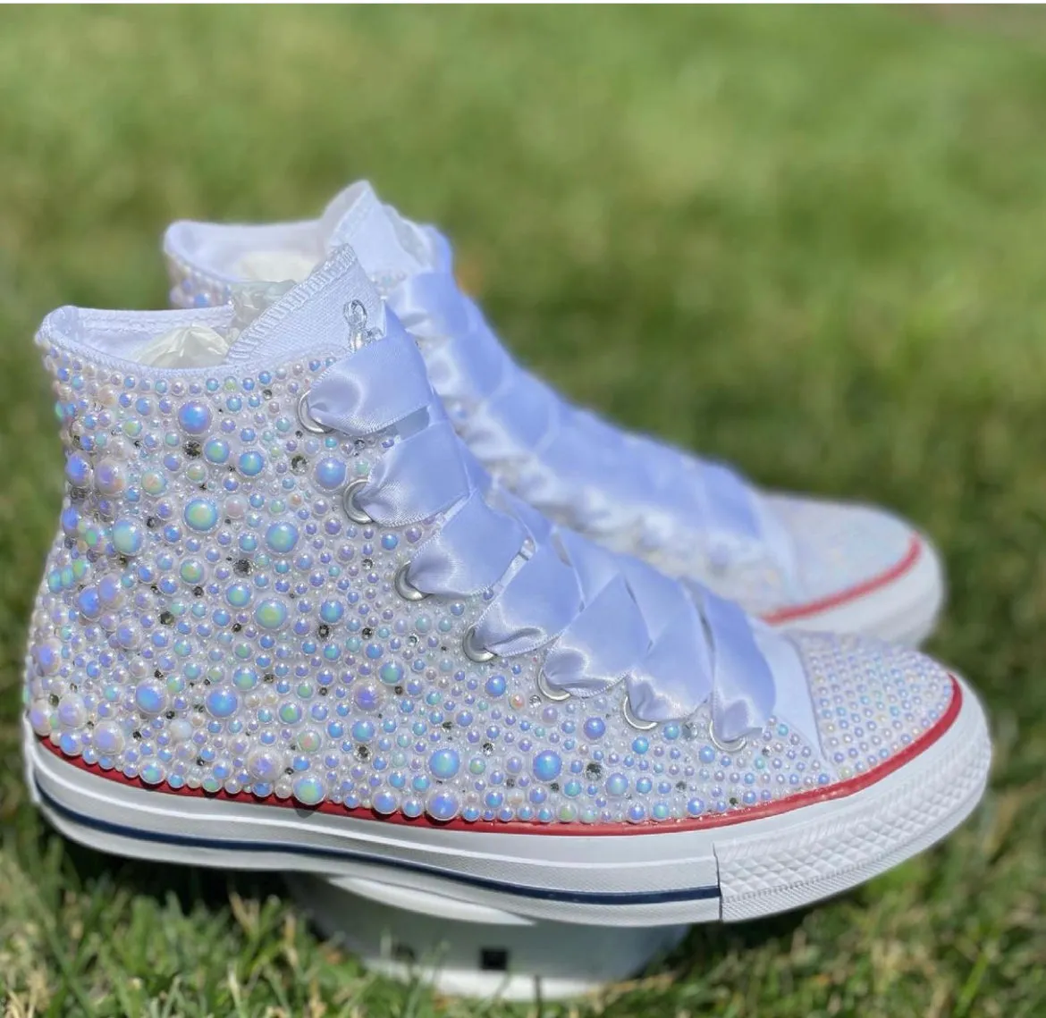 Bling or Pearl Converses