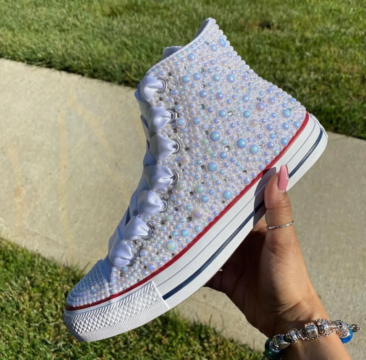 Bling or Pearl Converses