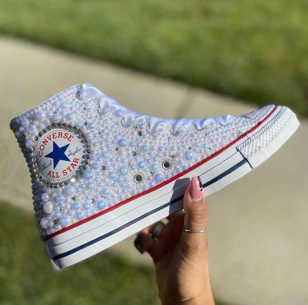 Bling or Pearl Converses