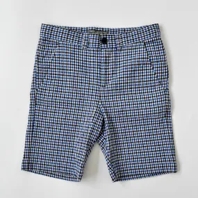 Bonpoint Blue Check CottonShorts: 10 Years