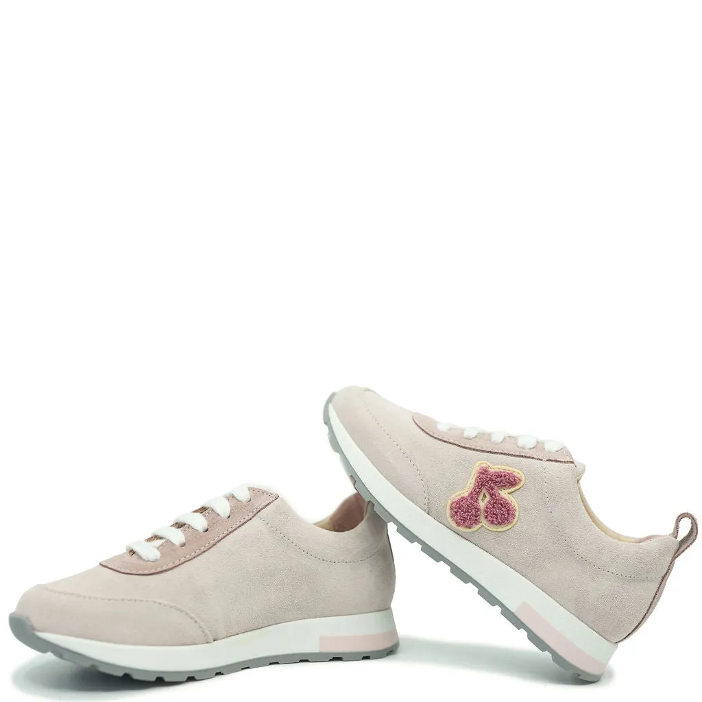 Bonpoint Rose Cherry Basket Sneaker