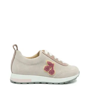 Bonpoint Rose Cherry Basket Sneaker