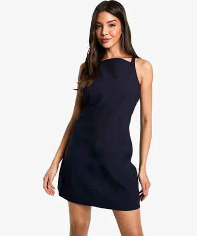 boohoo Womens Tailored Shift Dress