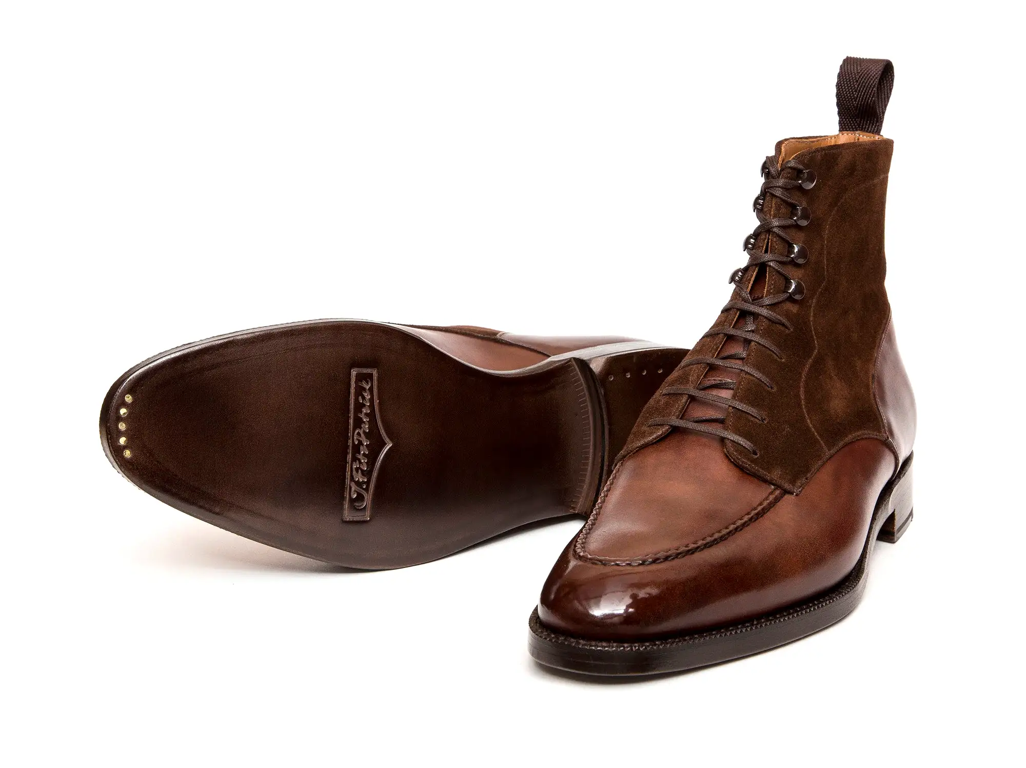 Bremerton - MTO - Walnut Museum Calf / Dark Brown Suede - TMG Last - Double Leather Sole