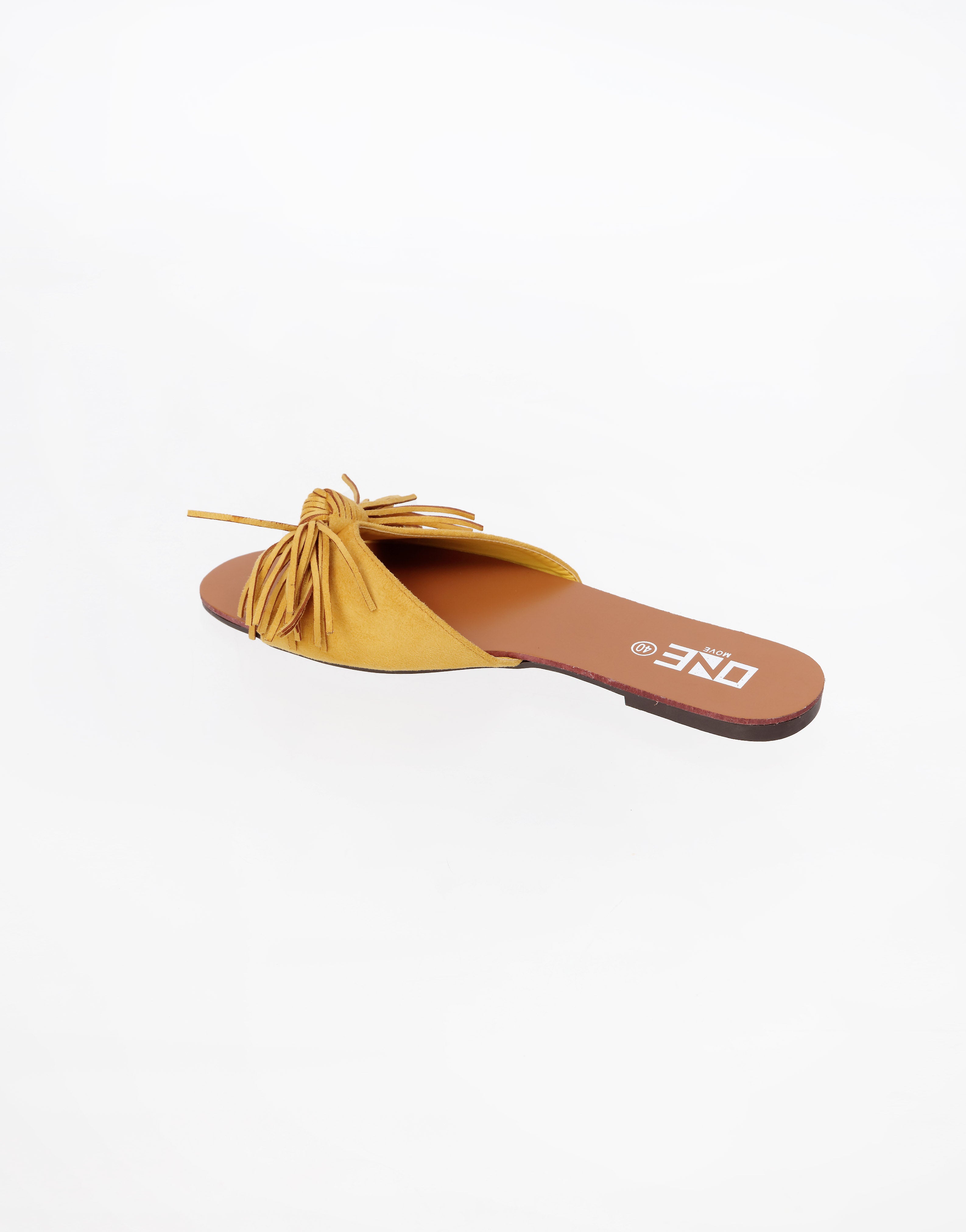 Casual Flat Slippers Camel