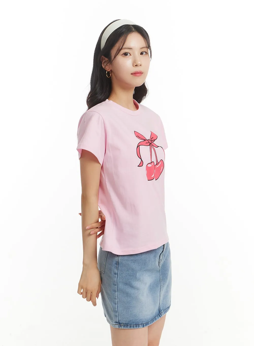 Cherry Graphic Tee OM405