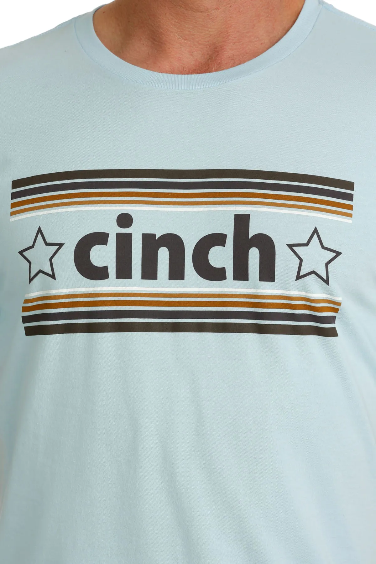 Cinch Mens Light Blue T-Shirt