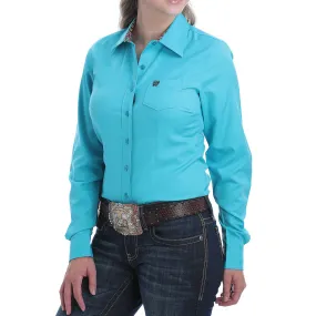 Cinch Women's Turquoise Long Sleeve