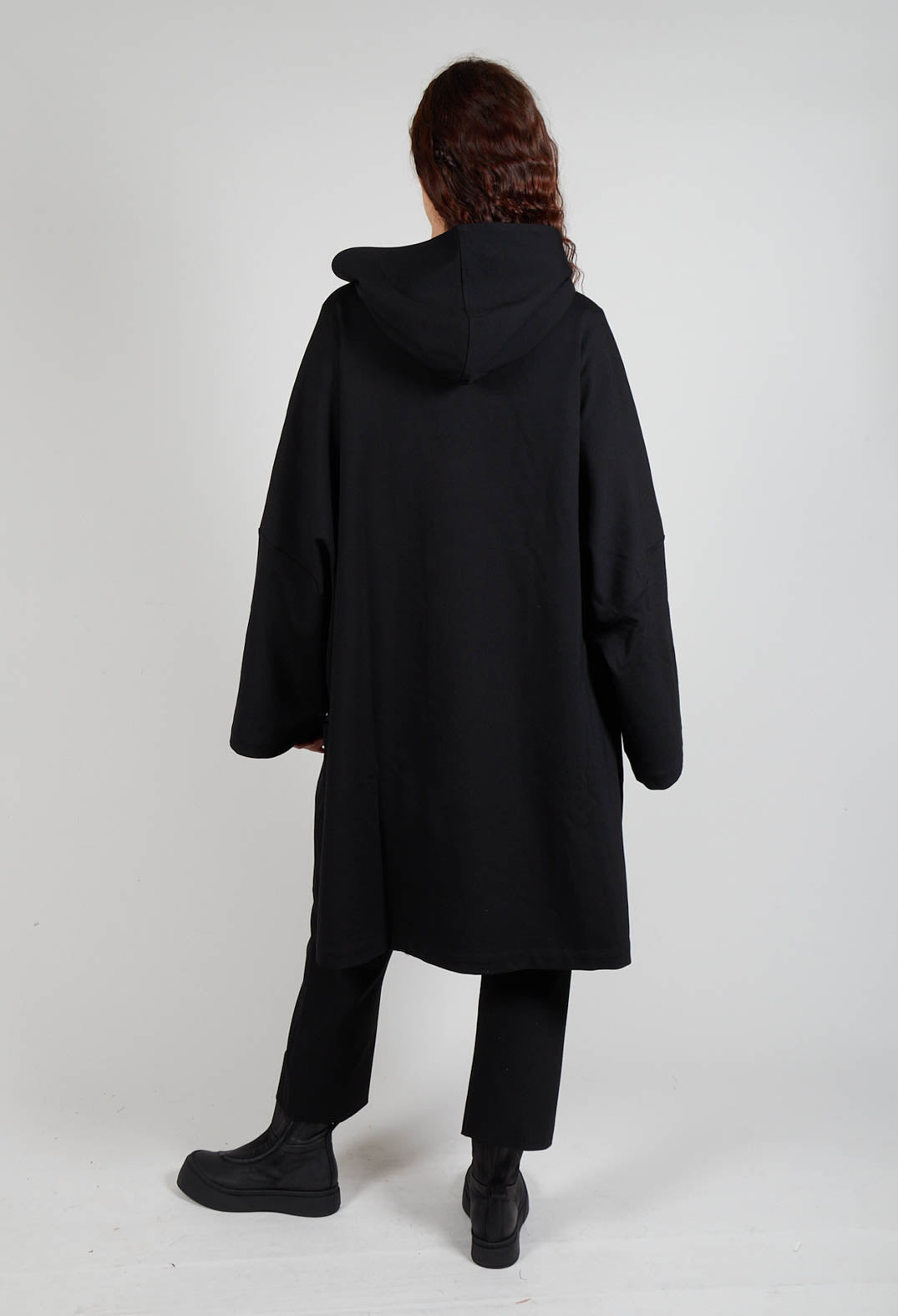 Clean Oversized Coat in Black