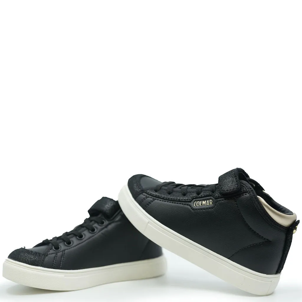 Colmar Black and Gold Velcro Sneaker