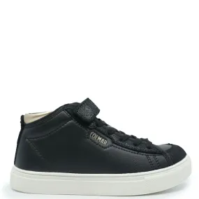 Colmar Black and Gold Velcro Sneaker