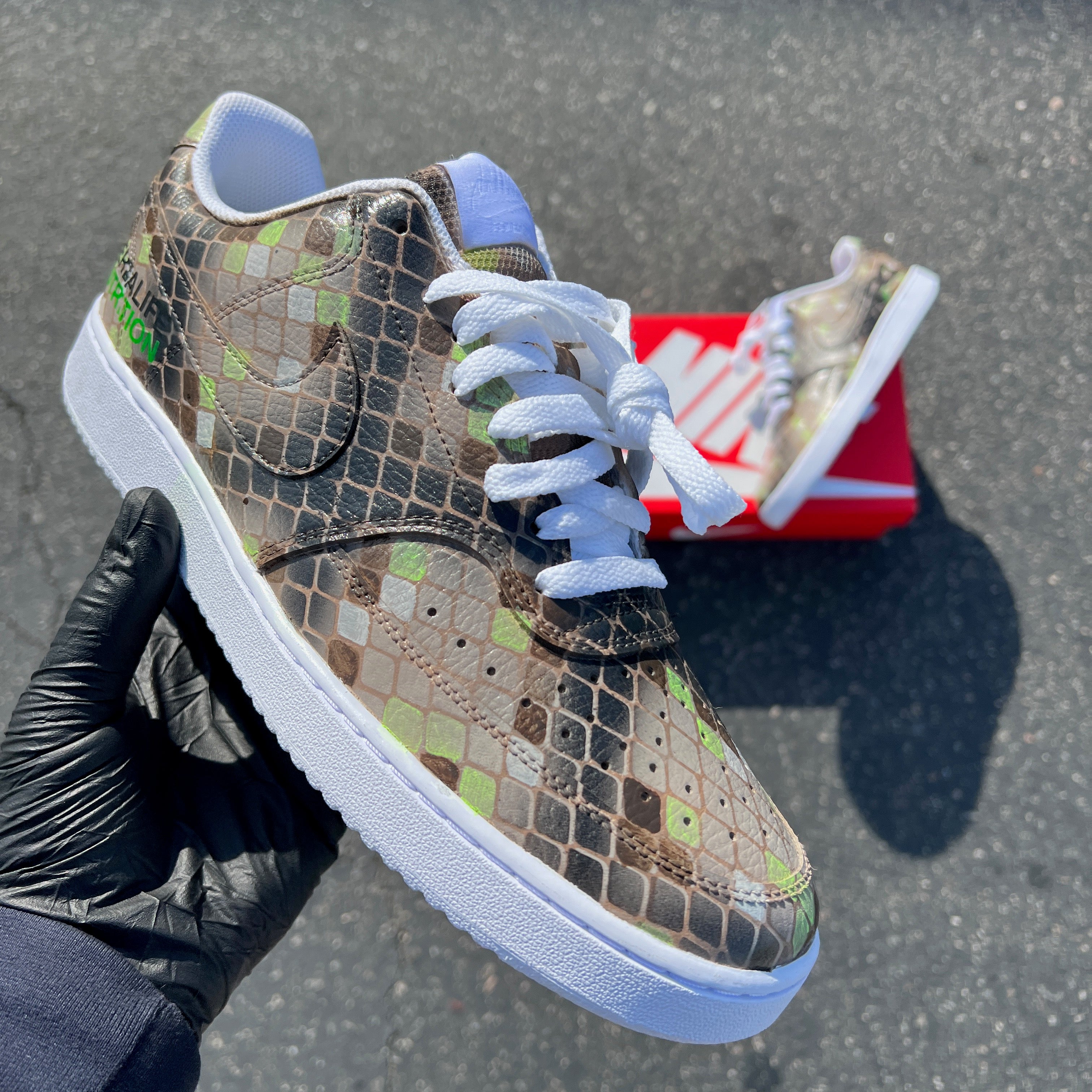 Custom Nike - Snakeskin - custom order