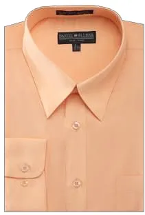 DANIEL ELLISSA BASIC DRESS SHIRT W/ CONVERTIBLE CUFF DS3001 PEACH