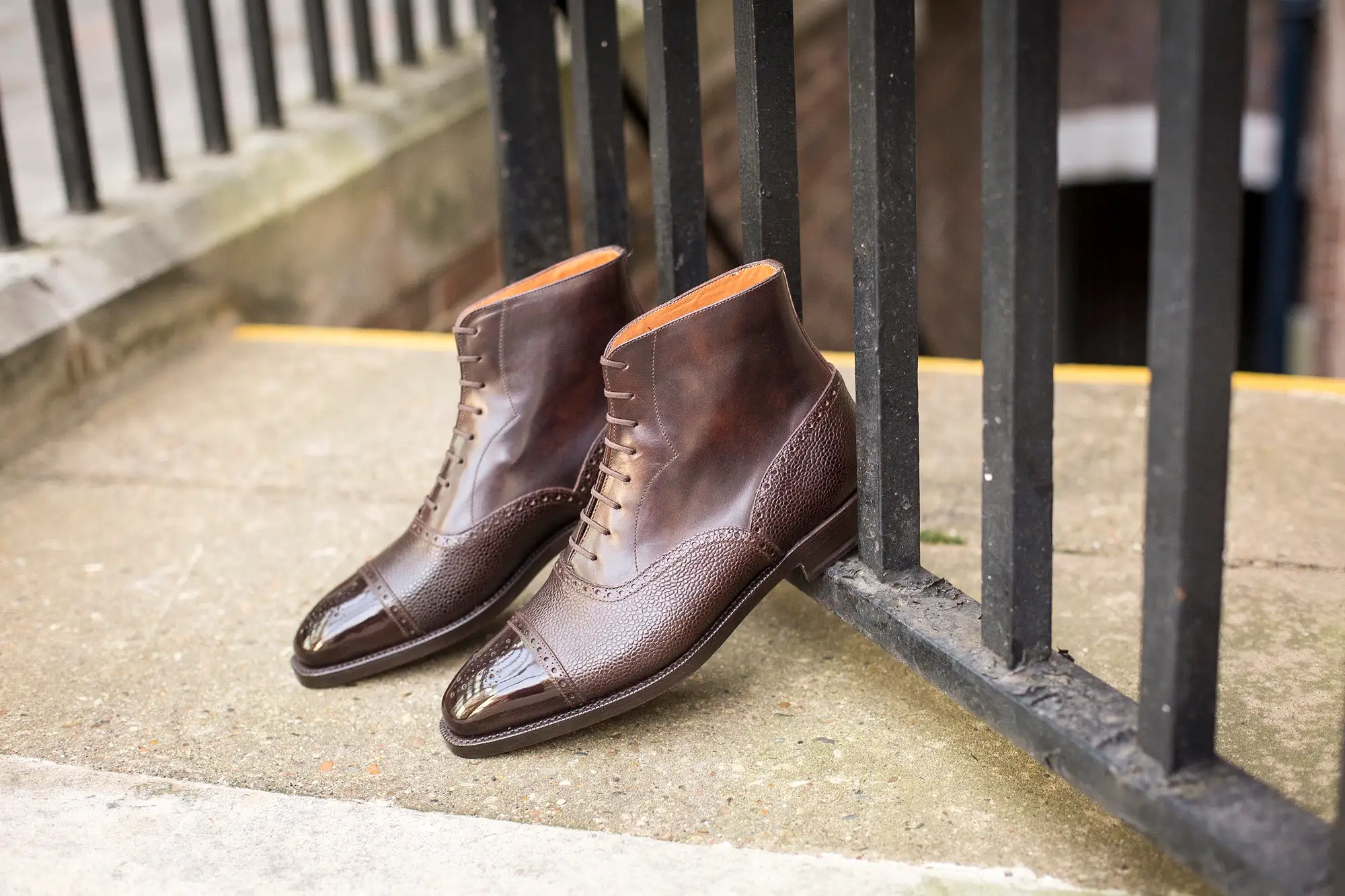 David - MTO - Dark Brown Museum Calf / Dark Brown Scotch Grain Calf - LPB Last - Double Leather Sole