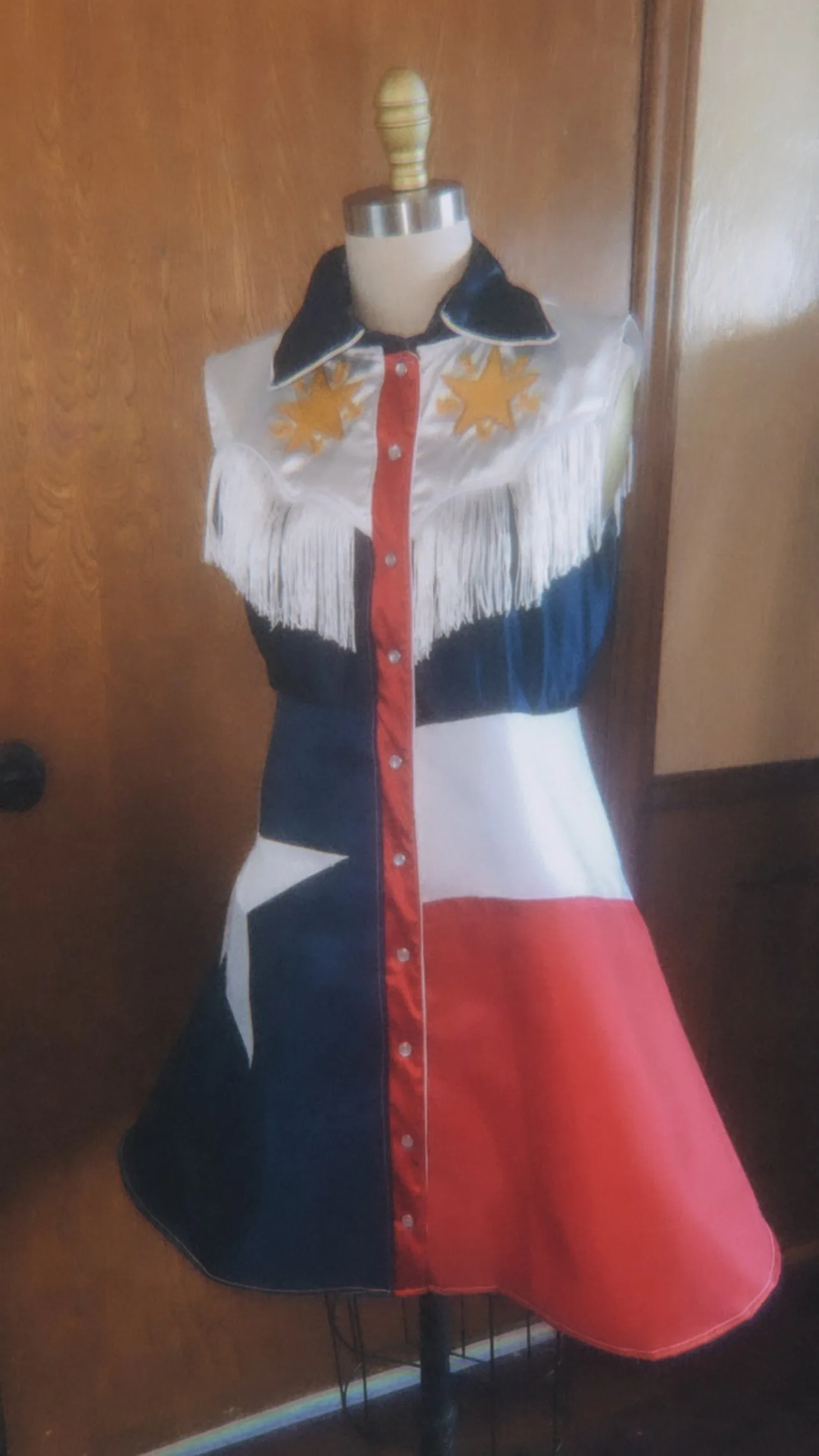 Don’t Tread On Me Texas Flag Embroidered Dress