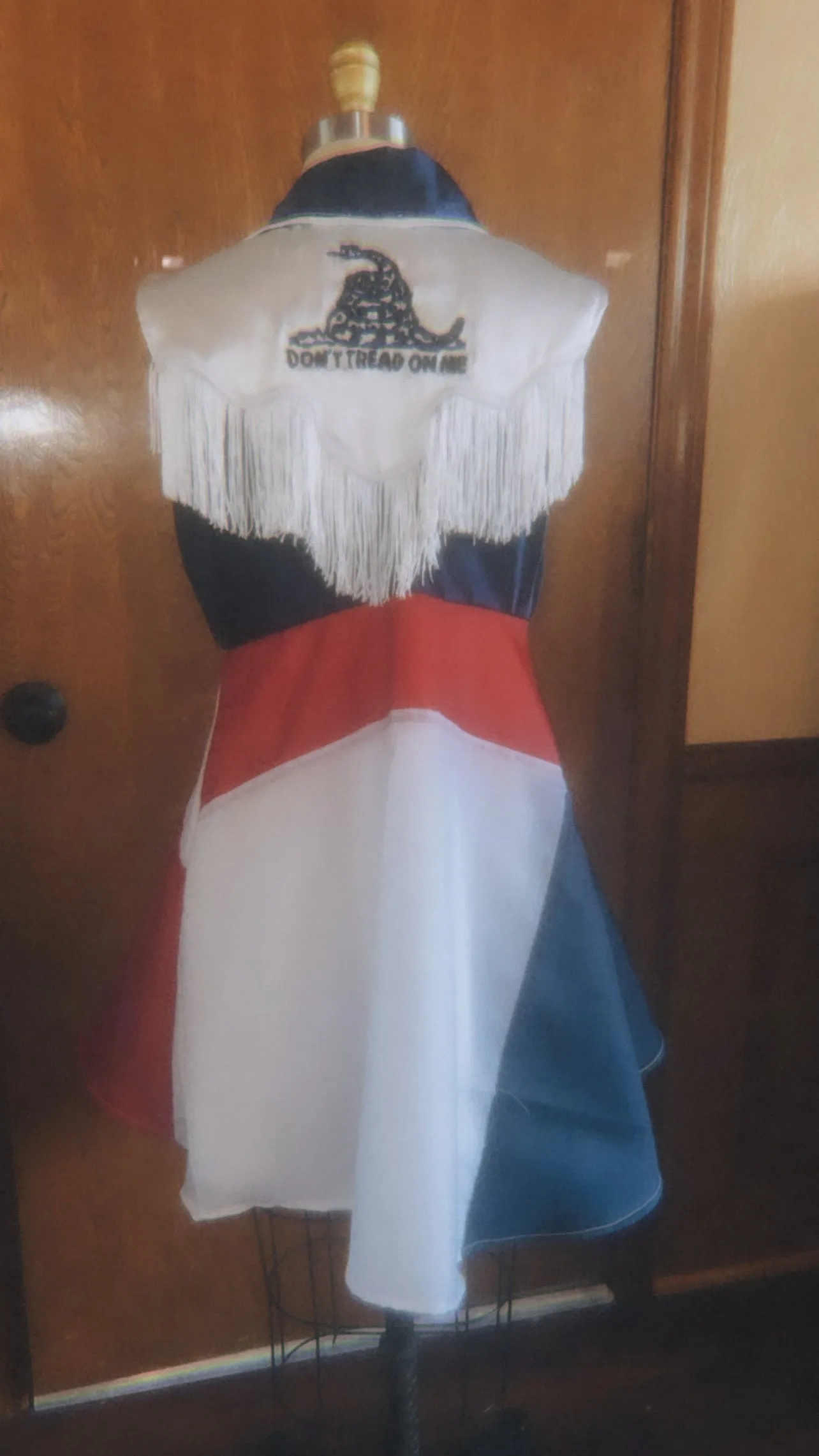 Don’t Tread On Me Texas Flag Embroidered Dress