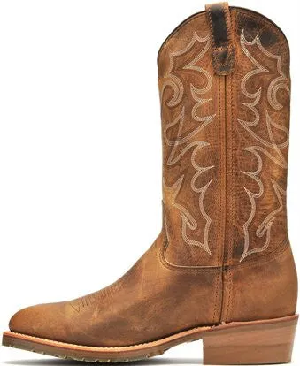 Double-H Men's 12 Domestic Gel ICE Work Western Boot - Brown DH1552