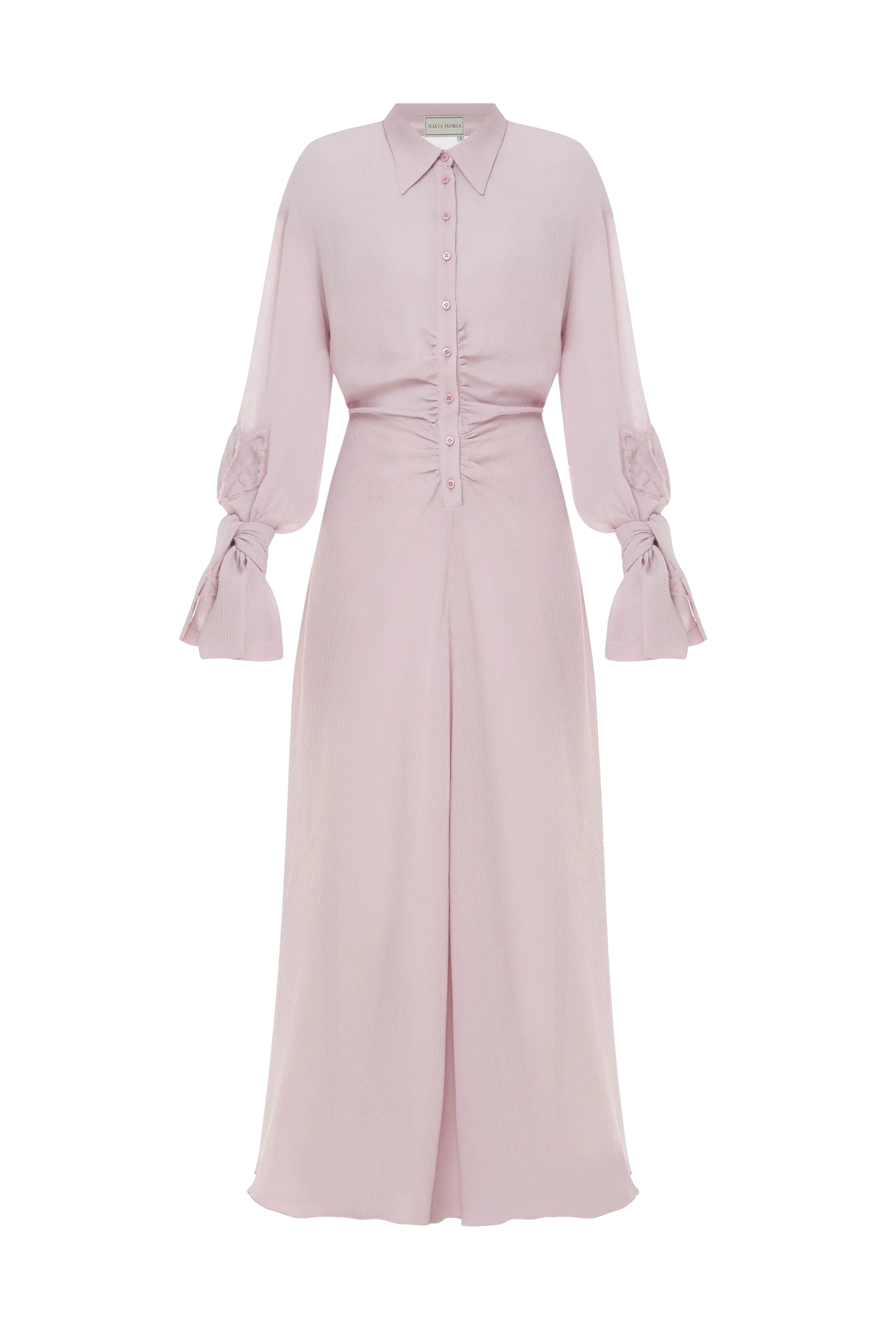 Dress with a Drape in Taffy Pink