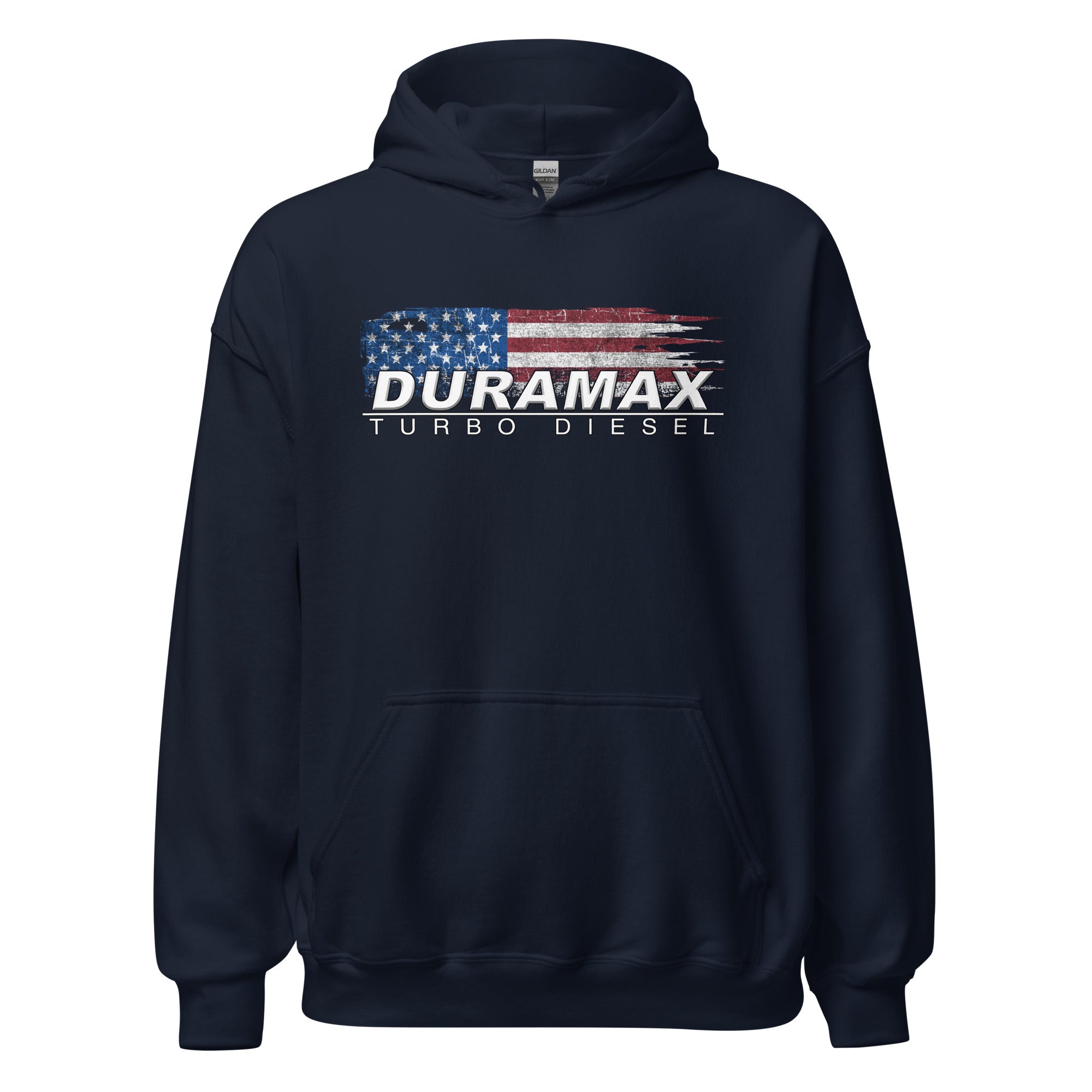 Duramax Hoodie Sweatshirt With Patriotic Design