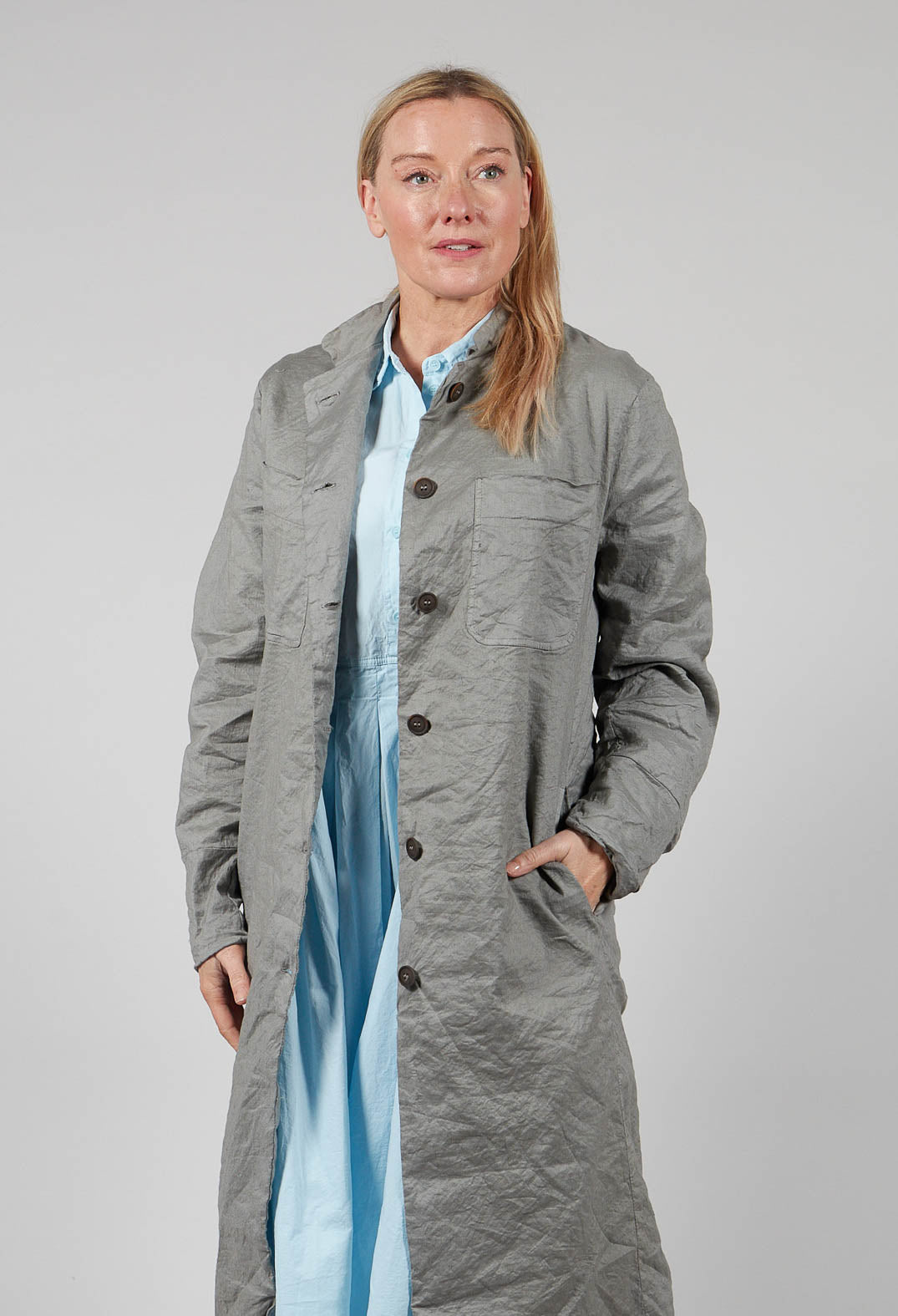 Duster Coat in Ferro