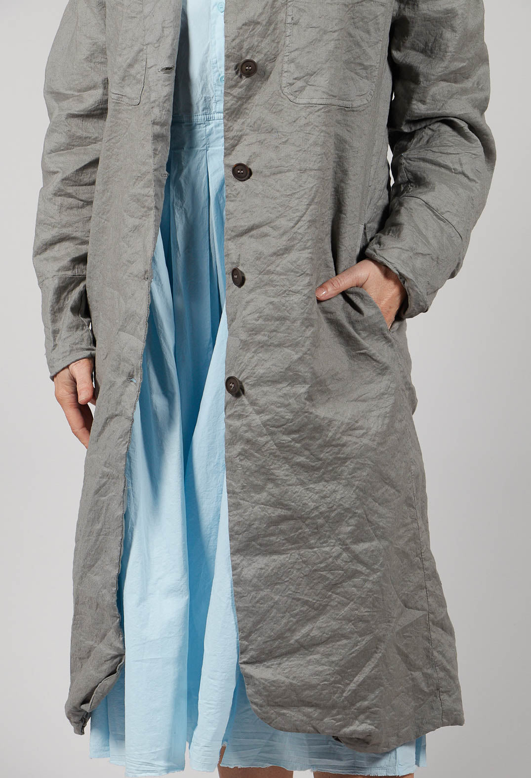 Duster Coat in Ferro