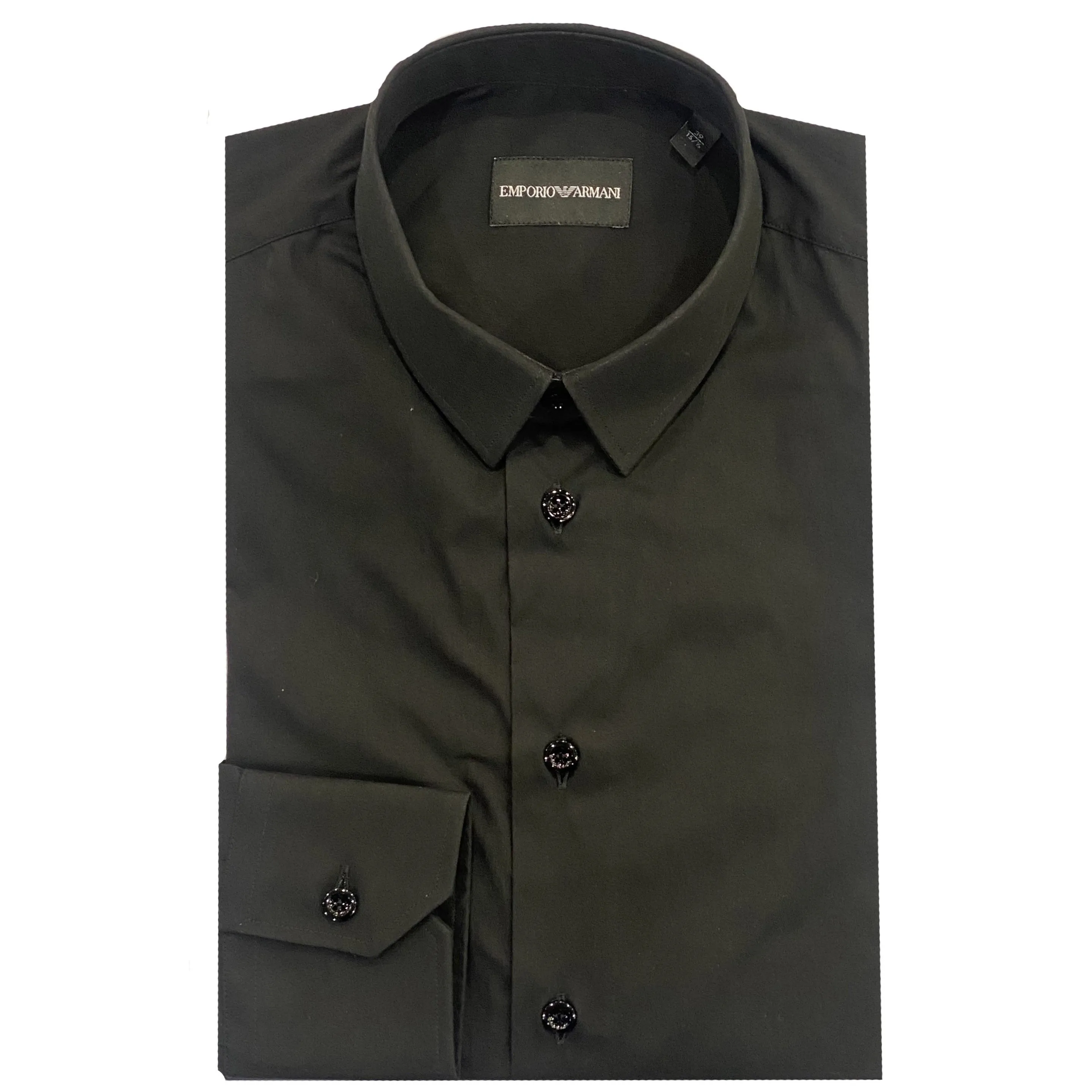 Emporio Armani Black Dress Shirt