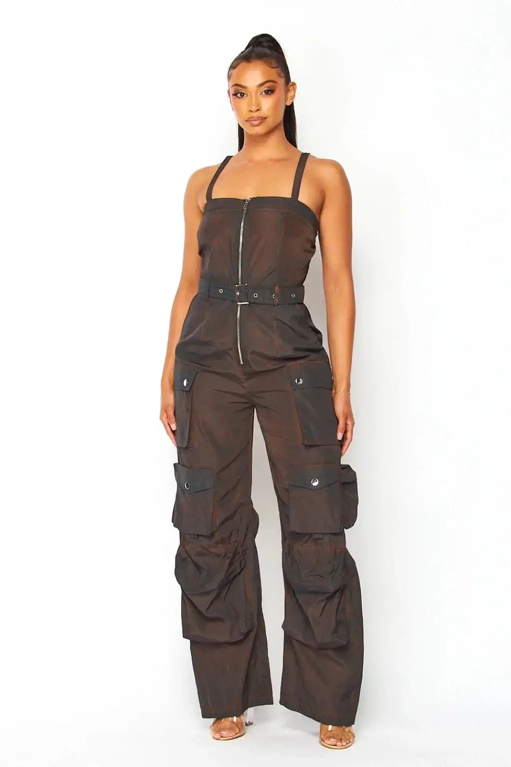 Gabi Admire Your Ways Jumpsuit-Brown