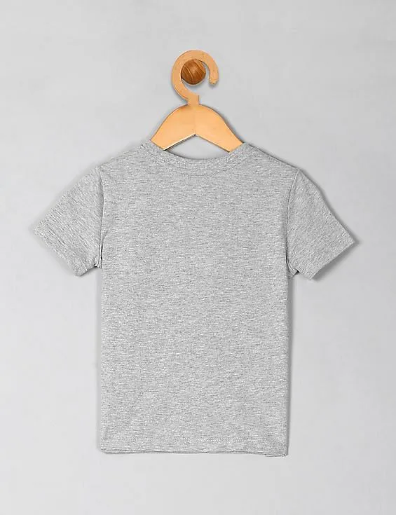 GAP Baby Grey Crew Neck Graphic Tee