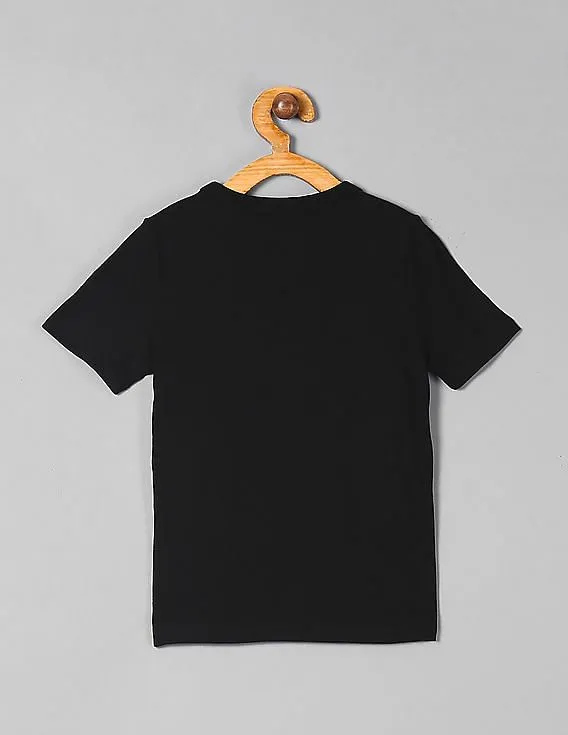 GAP Boys Black Short Sleeve Graphic Tee