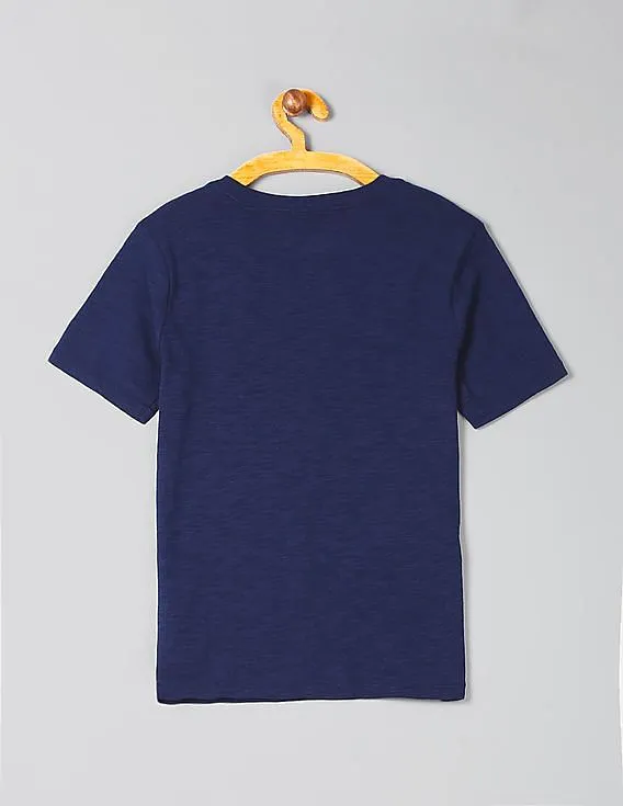 GAP Boys Blue Short Sleeve Graphic Tee