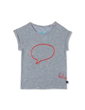 GAP Girls Blue Gapkids X Ed Embellished Graphic Tee