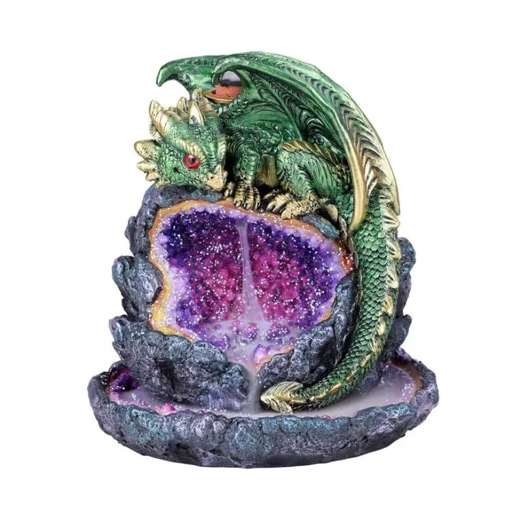 Green Dragon Backflow Incense Burner