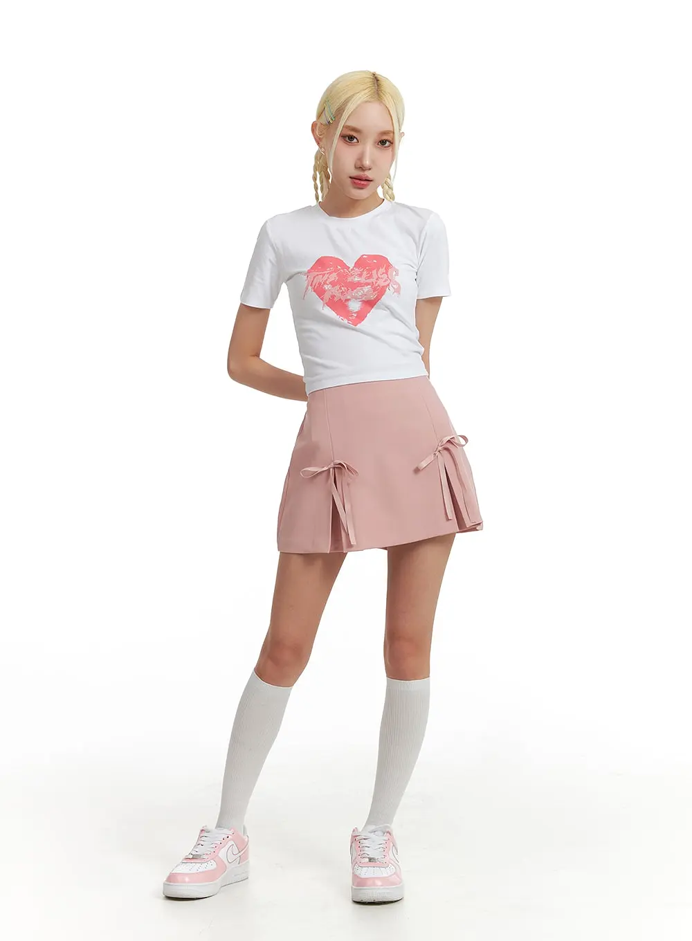 Heart Graphic T-Shirt IF408