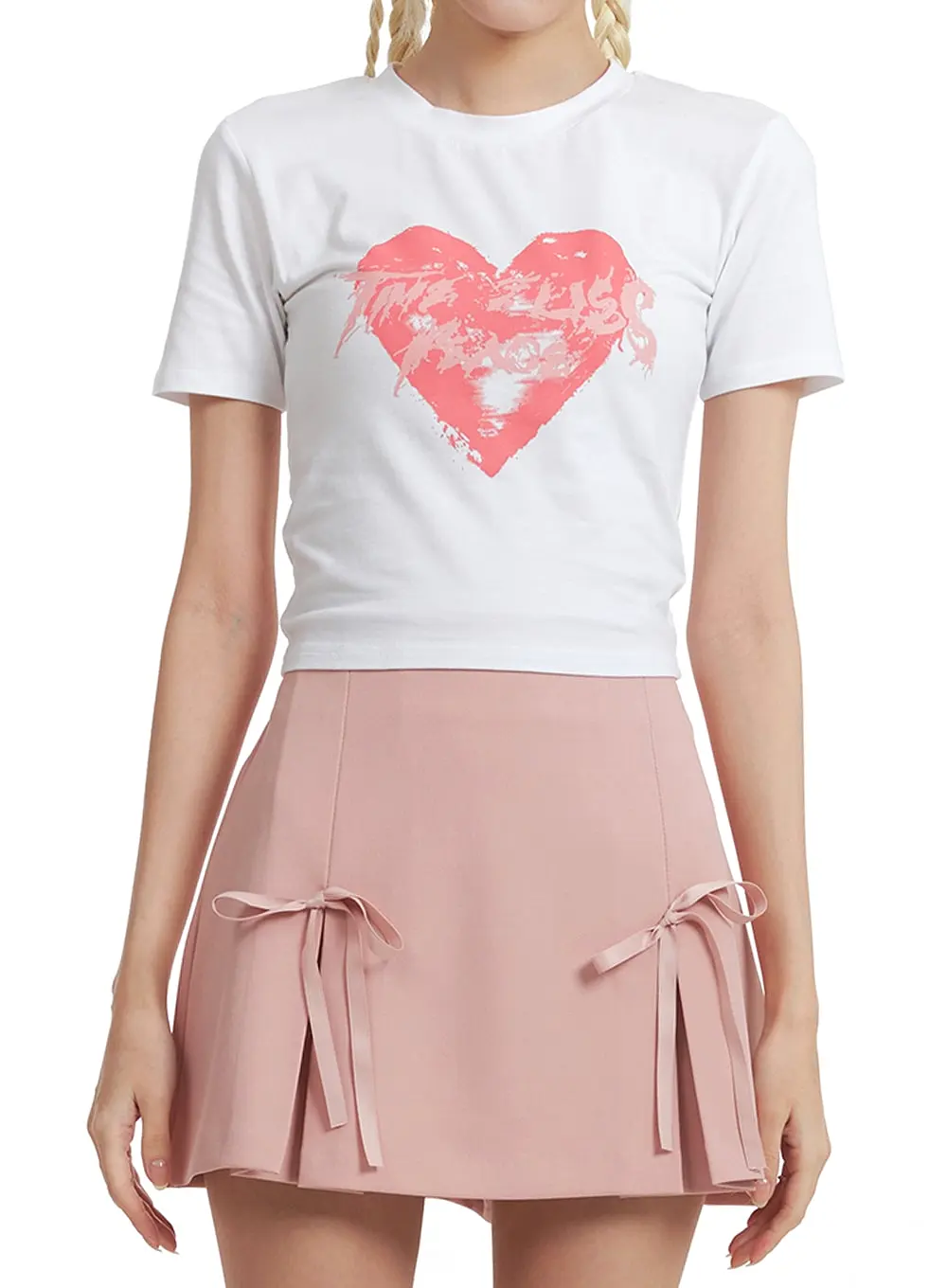 Heart Graphic T-Shirt IF408