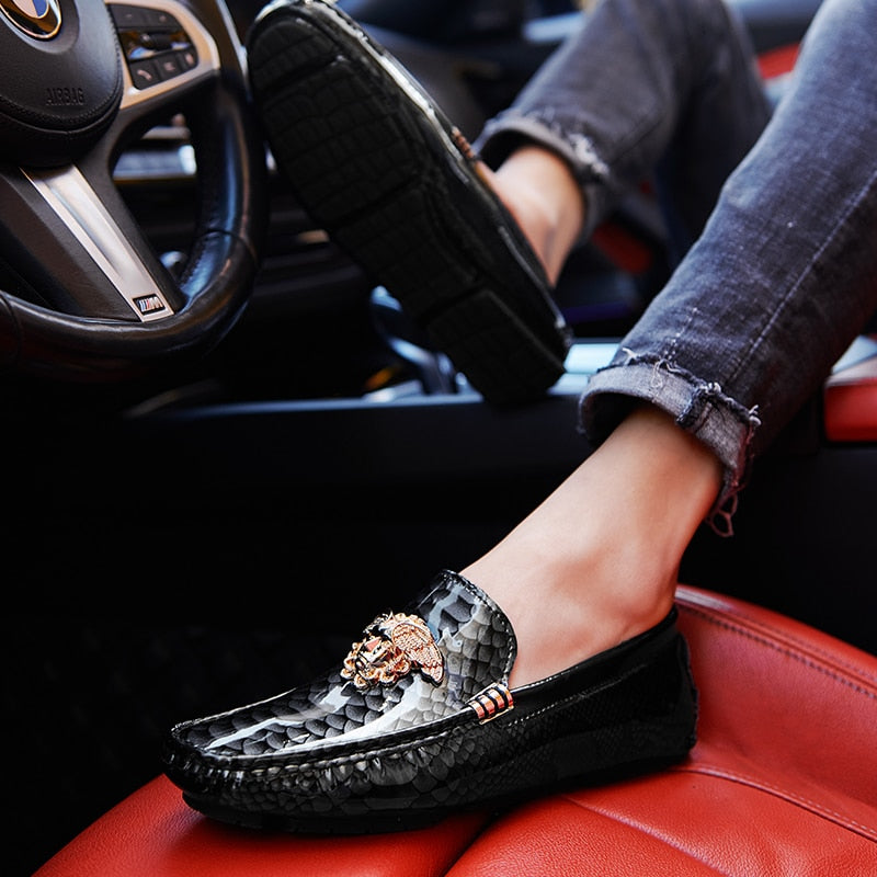 High quality leather Loafers Moccasins