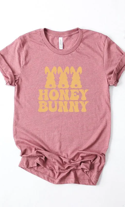 Honey Bunny Rabbit Tail Easter Graphic Tee