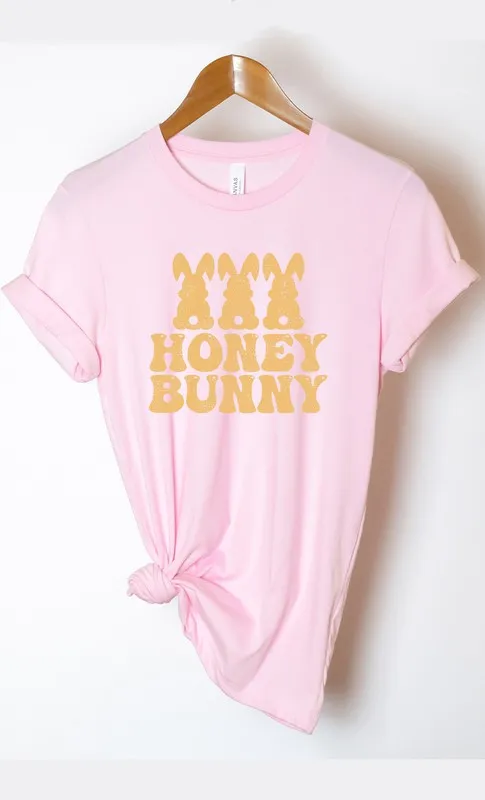 Honey Bunny Rabbit Tail Easter Graphic Tee