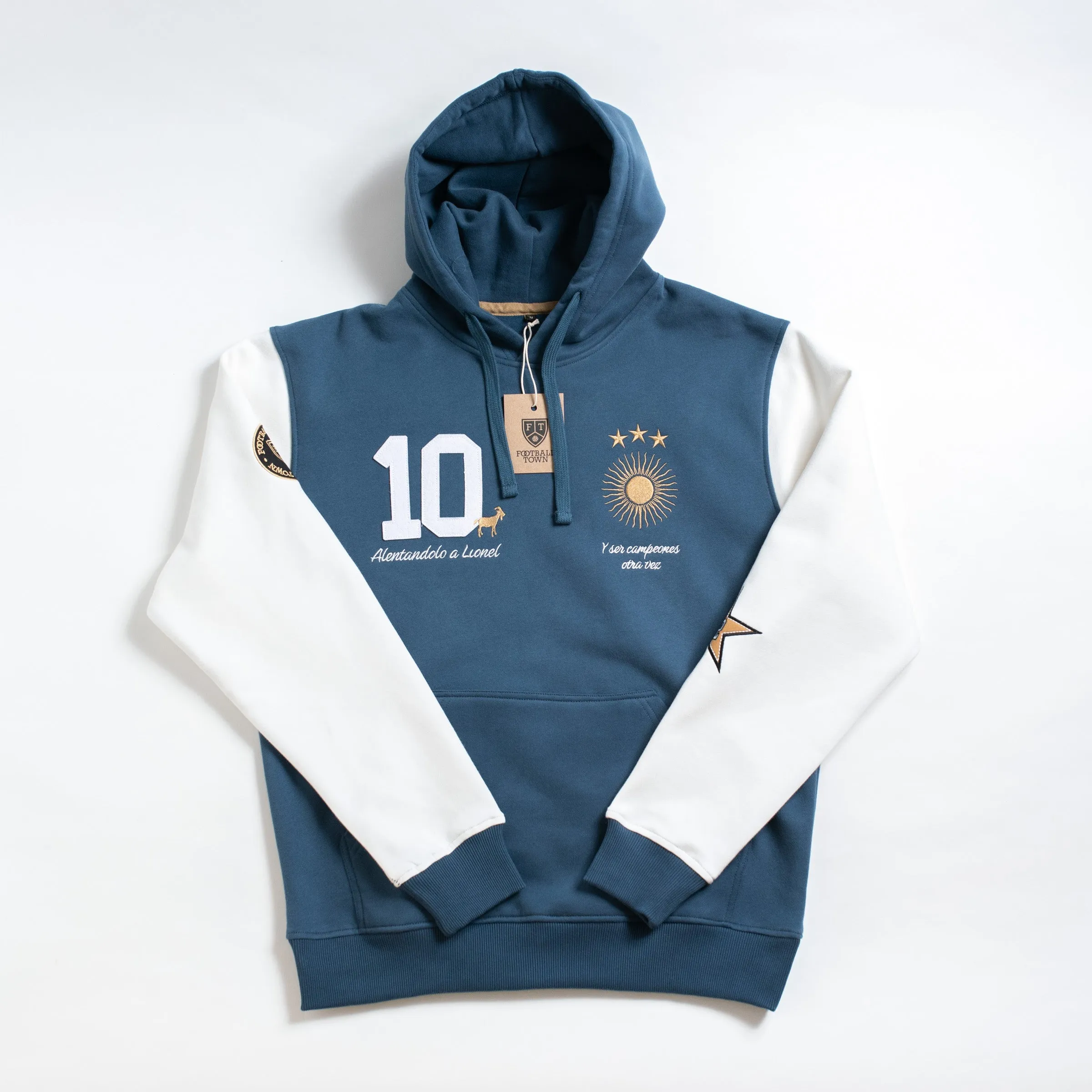 Hoodie Argentina Sol GOAT Leo Blue