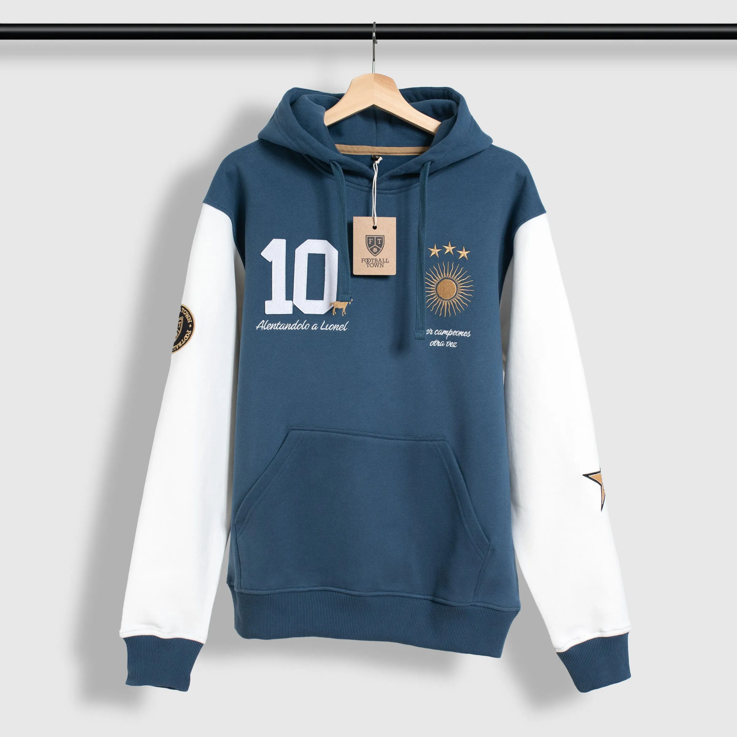 Hoodie Argentina Sol GOAT Leo Blue