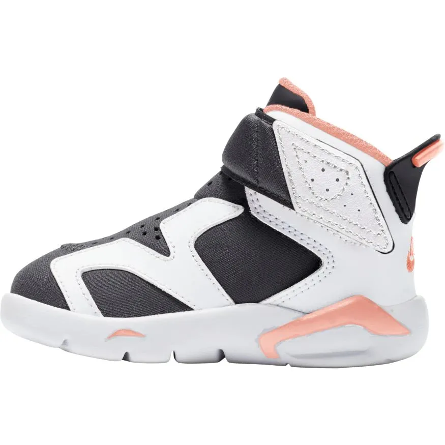 Jordan 6 Retro Little Flex (TD) - White/Artic Orange