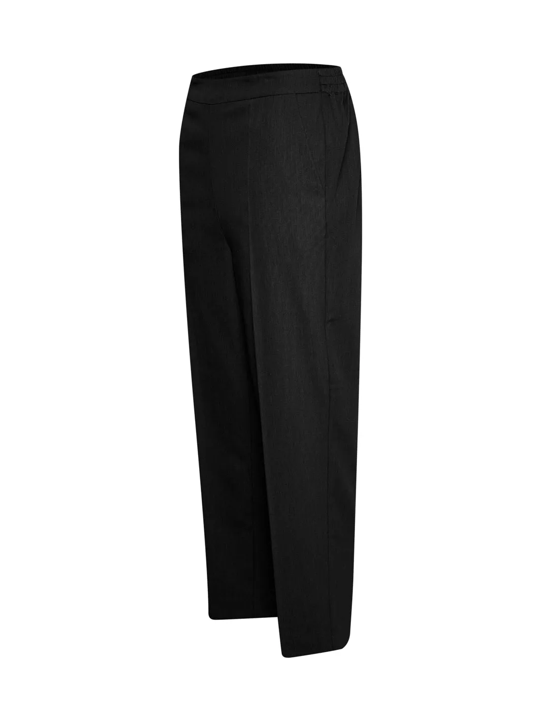 Kaffe KAsakura HW cropped pants black deep